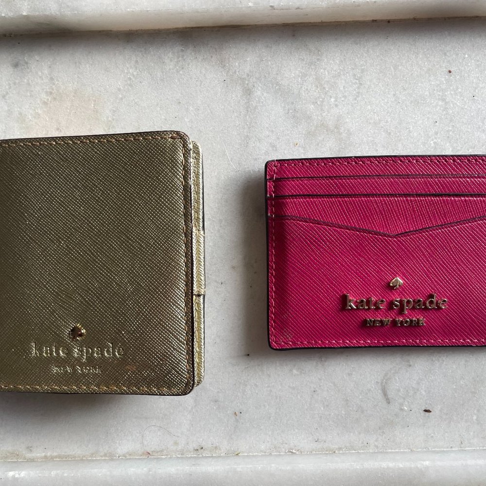 kate spade Wallet Bundle - Slim Card Holder and Mini Wallet